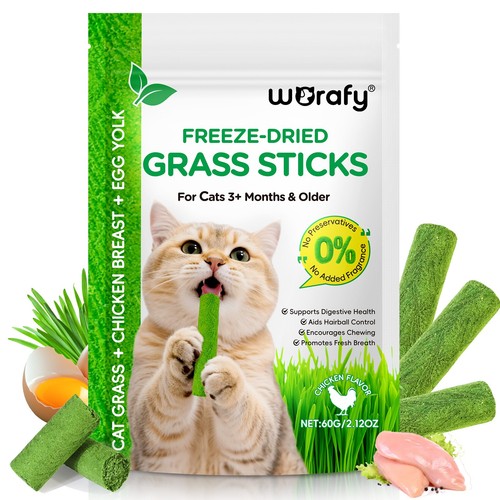 60g cat grass sticks freezed - cat,