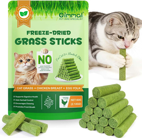 Cat grass treats - treats, freeze-dried