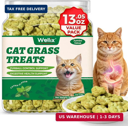 Wellix cat grass treats - cat,