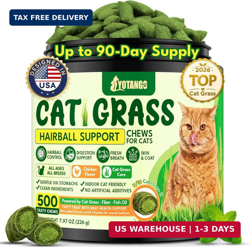 Cat grass treats - grass, chews,