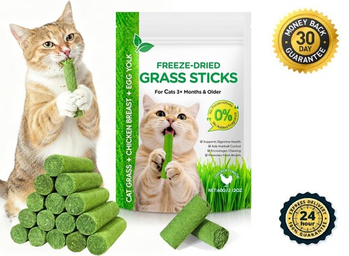 60g cat grass sticks fresh - 60g, &